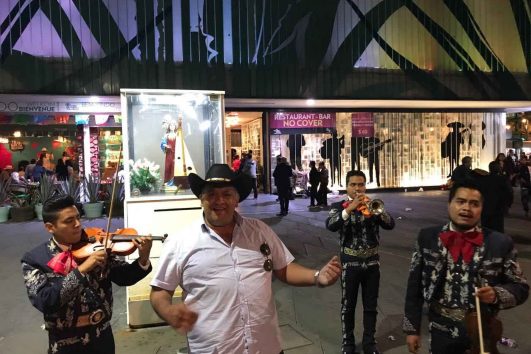 GARIBALDI AT NIGHT FROM MEXICO CITY